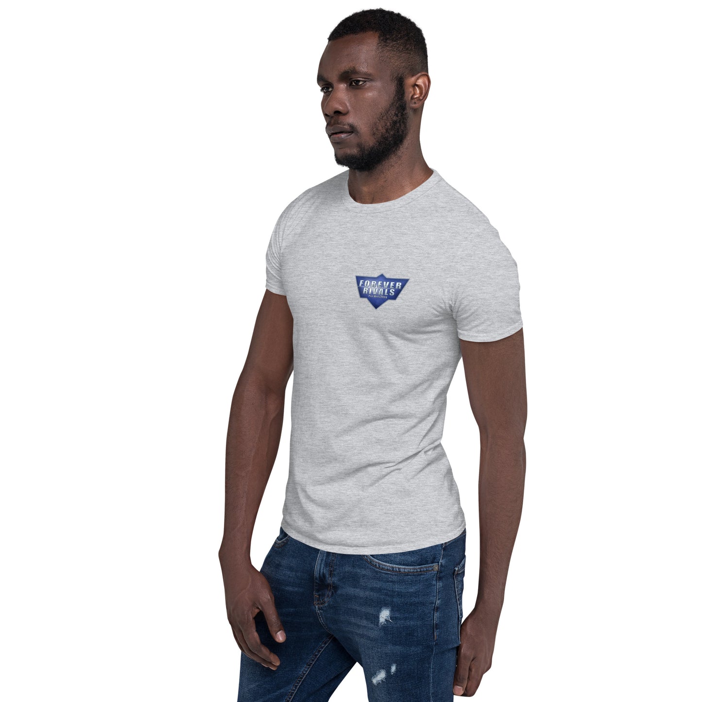 Pocket logo "Forever Rivals" Short-Sleeve Unisex T-Shirt